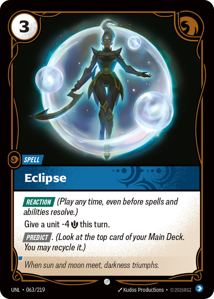 Eclipse - Riftbound TCG Card
