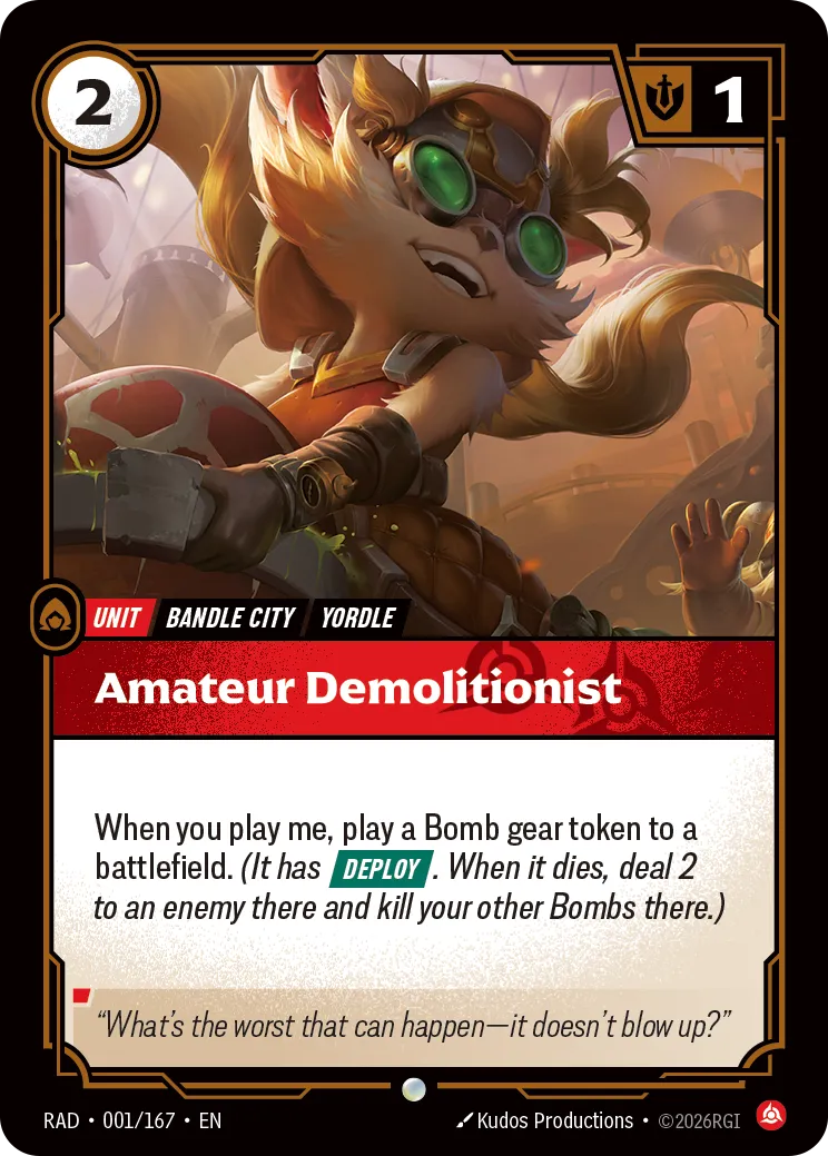 Amateur Demolitionist - Riftbound Radiance