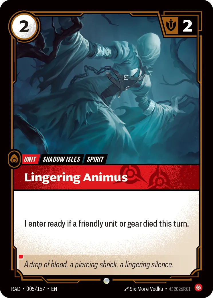 Lingering Animus - Riftbound Radiance