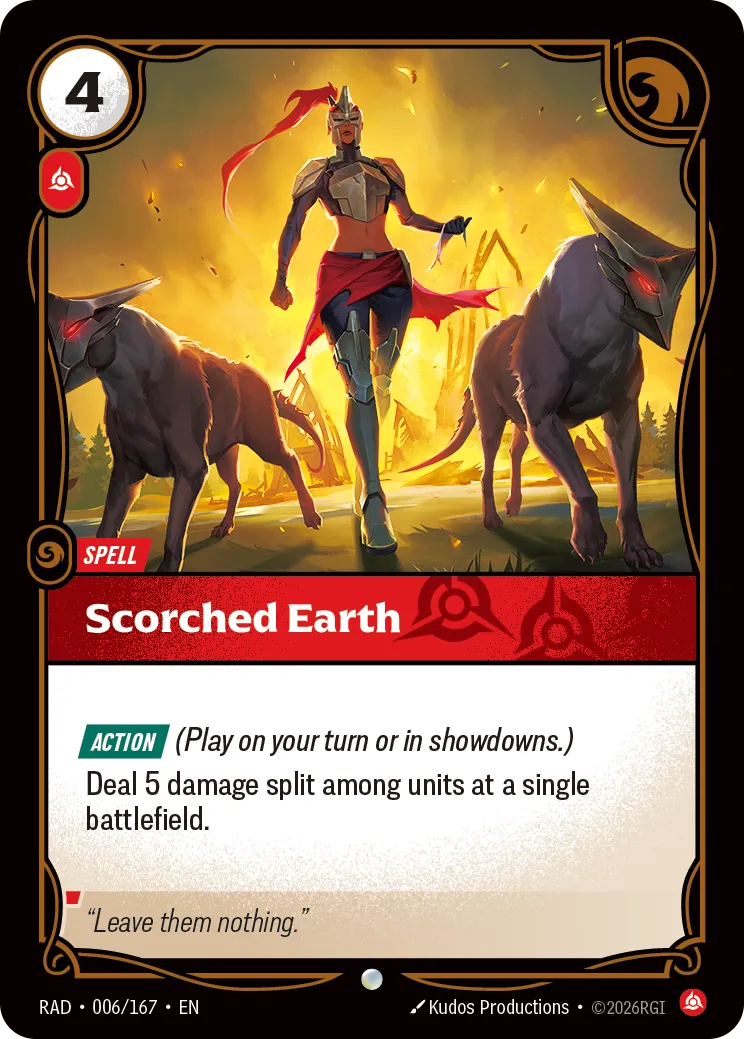 Scorched Earth - Riftbound Radiance