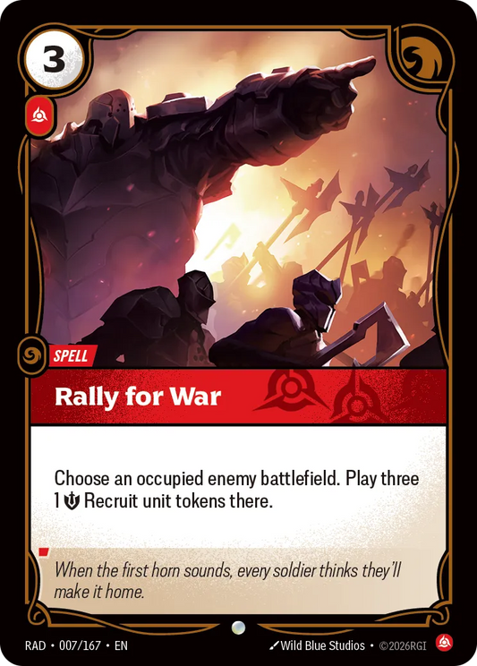 Rally for War - Riftbound Radiance
