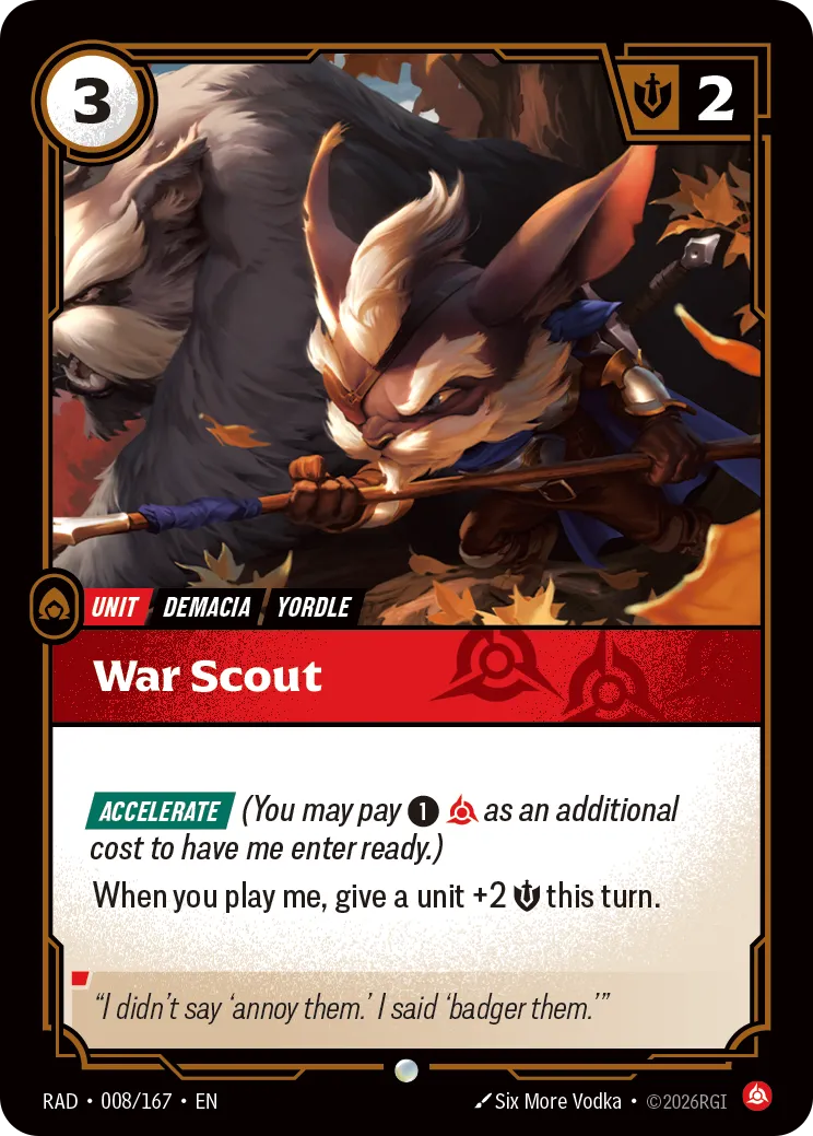 War Scout - Riftbound Radiance