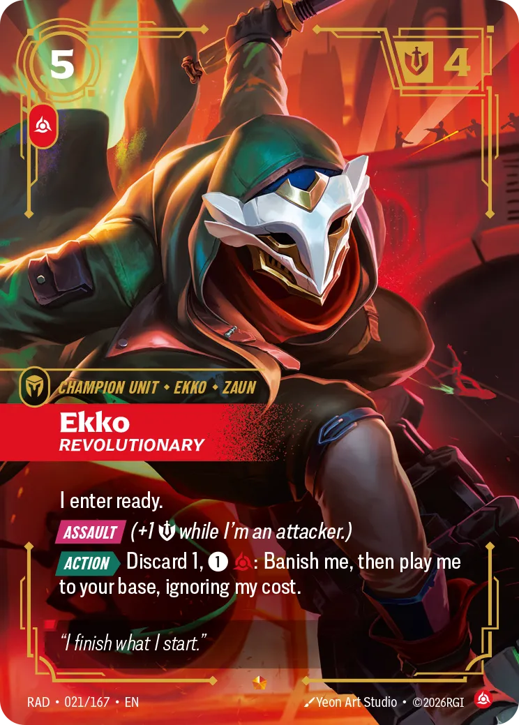 Ekko, Revolutionary (Foil) - Riftbound Radiance