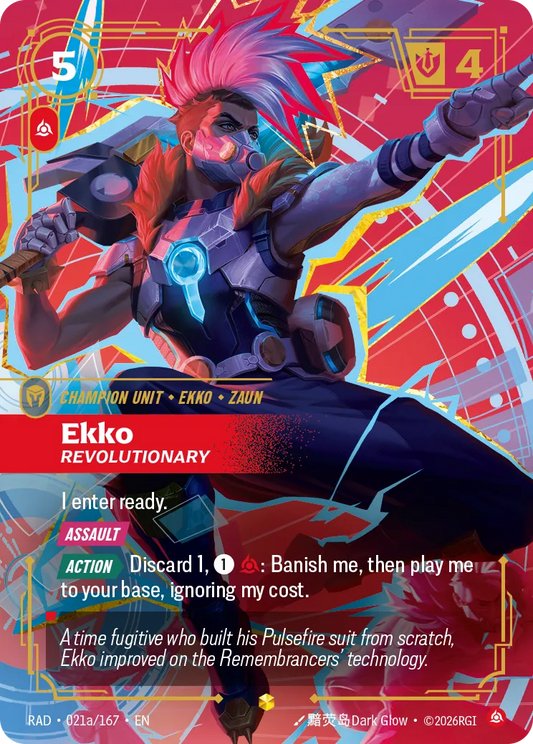 Ekko, Revolutionary (Alternate Art) (Foil) - Riftbound Radiance
