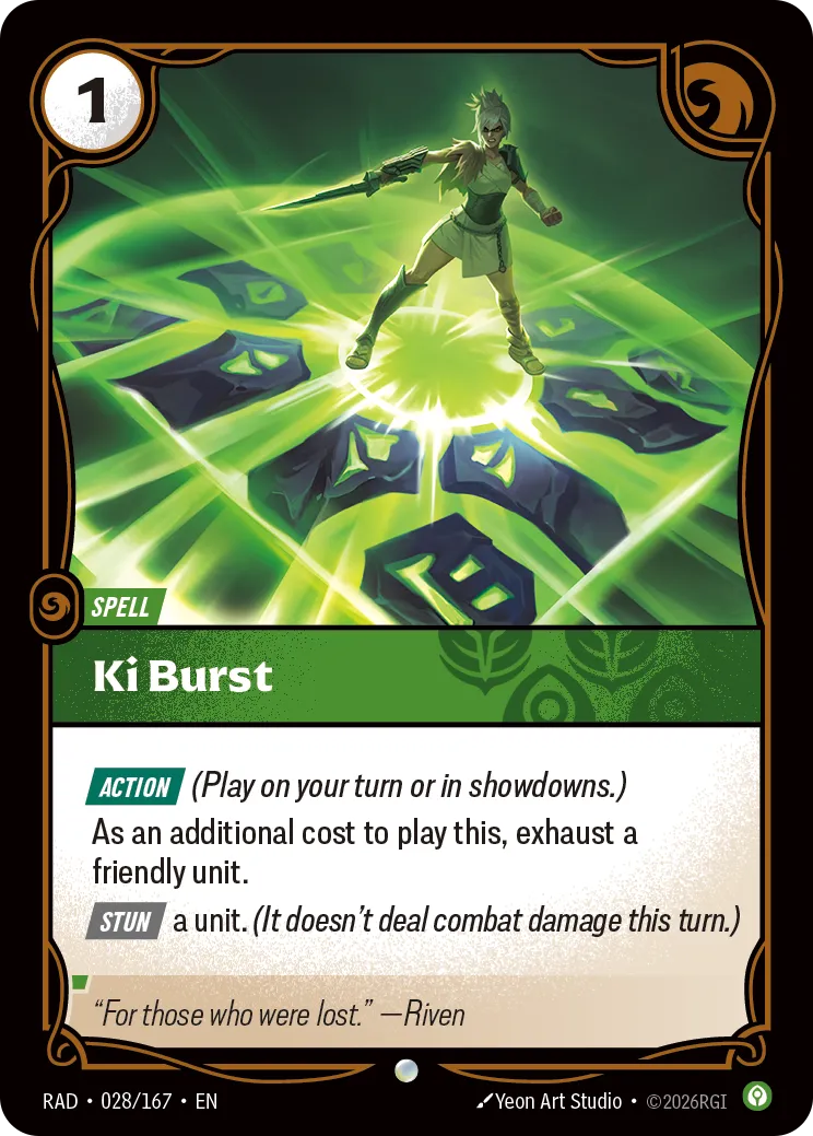 Ki Burst - Riftbound Radiance