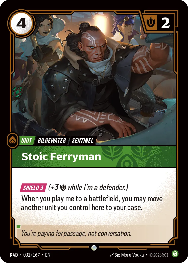 Stoic Ferryman - Riftbound Radiance