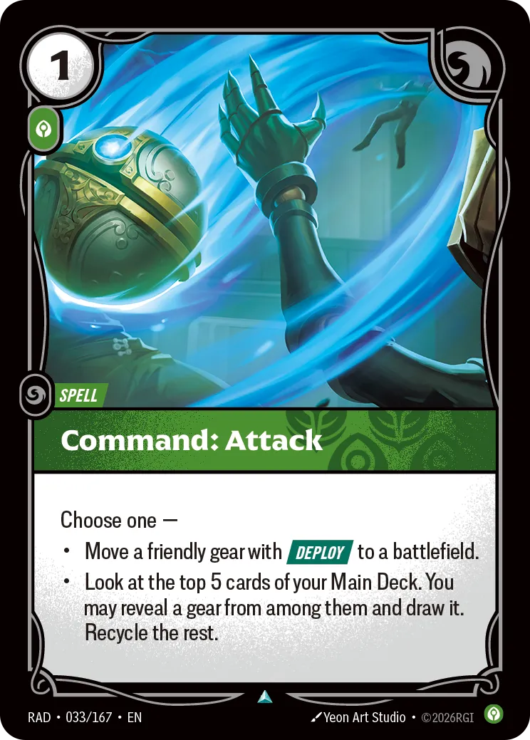 Command: Attack - Riftbound Radiance