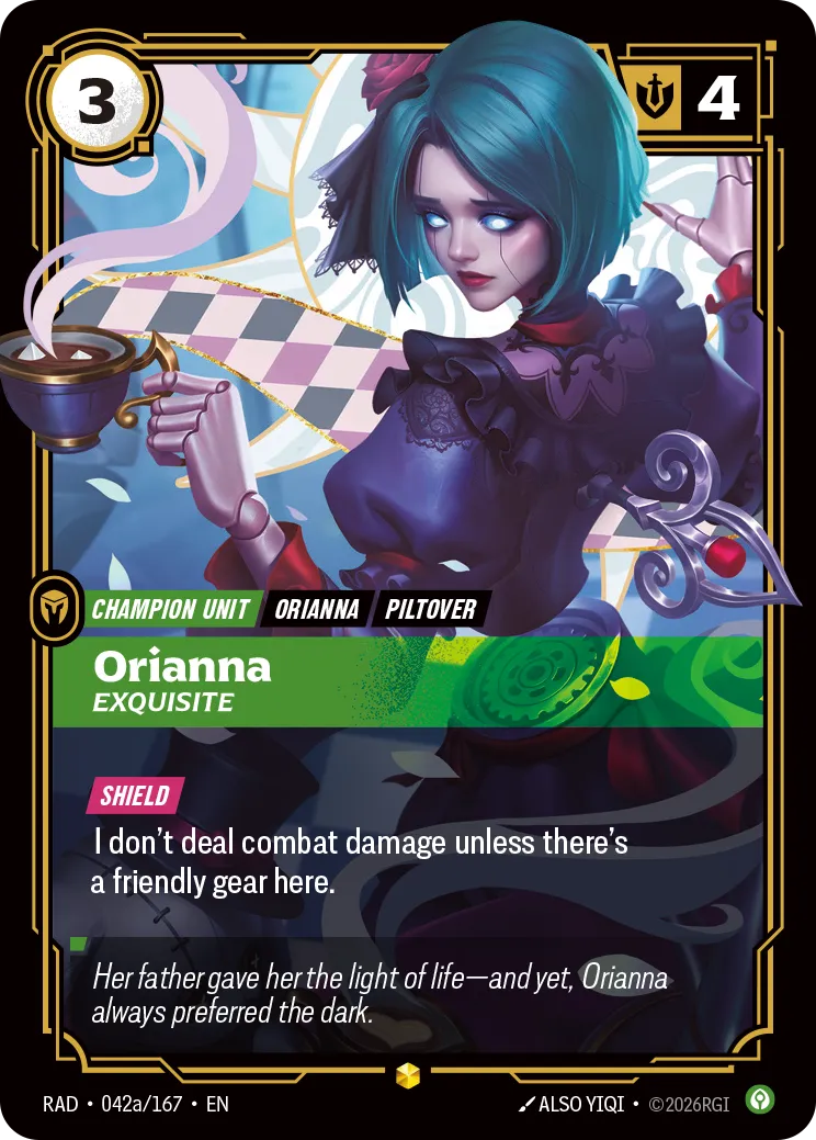 Orianna, Exquisite (Alternate Art) (Foil) - Riftbound Radiance