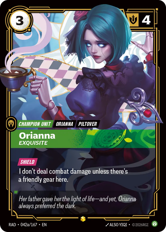 Orianna, Exquisite (Alternate Art) (Foil) - Riftbound Radiance