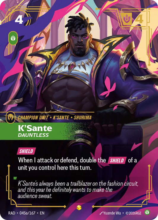 K'Sante, Dauntless (Alternate Art) (Foil) - Riftbound Radiance
