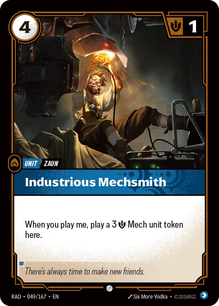 Industrious Mechsmith - Riftbound Radiance