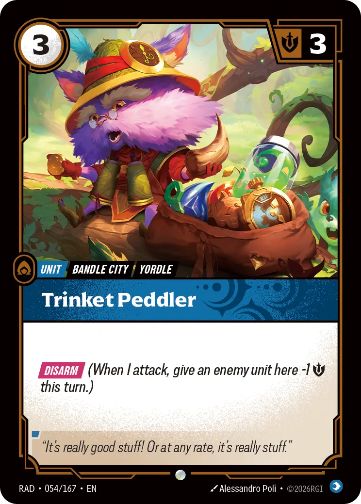 Trinket Peddler - Riftbound Radiance