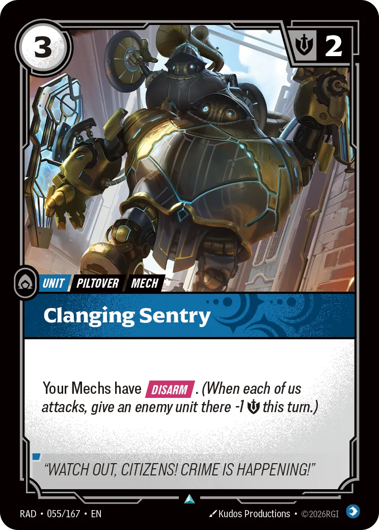 Clanging Sentry - Riftbound Radiance