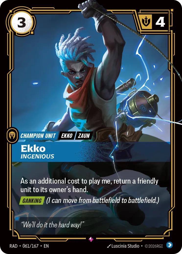 Ekko, Ingenious (Foil) - Riftbound Radiance