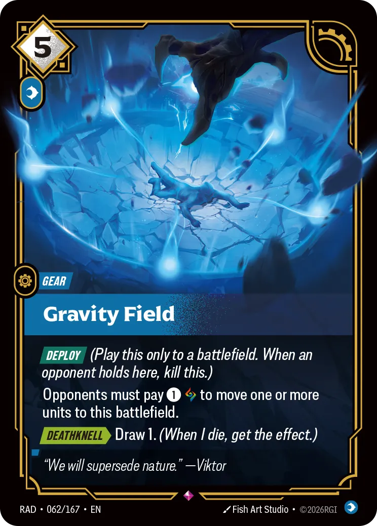 Gravity Field (Foil) - Riftbound Radiance