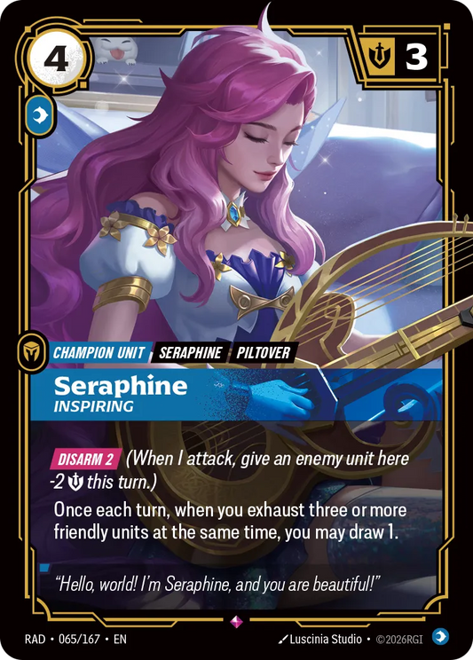Seraphine, Inspiring (Foil) - Riftbound Radiance