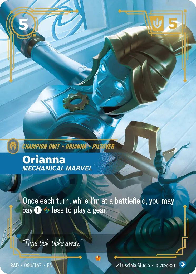 Orianna, Mechanical Marvel (Foil) - Riftbound Radiance