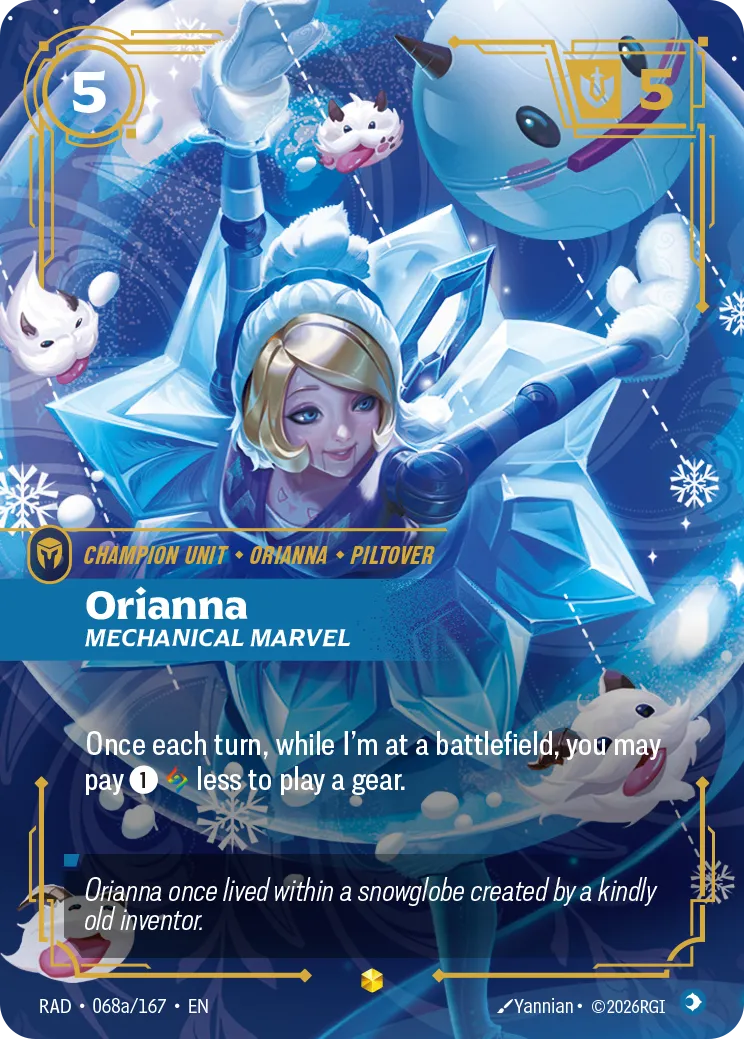 Orianna, Mechanical Marvel (Alternate Art) (Foil) - Riftbound Radiance
