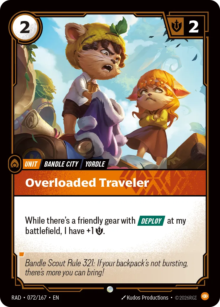 Overloaded Traveler - Riftbound Radiance