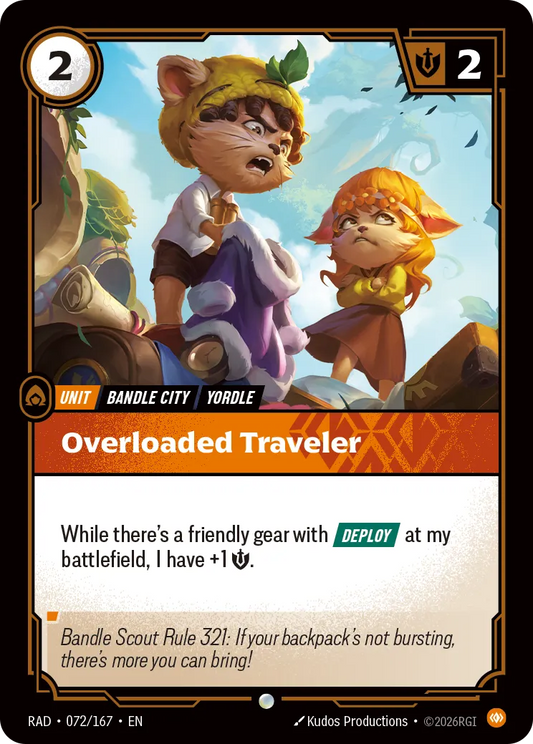 Overloaded Traveler - Riftbound Radiance