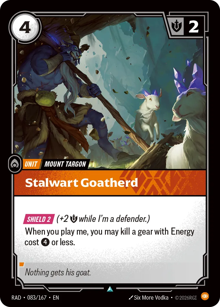 Stalwart Goatherd - Riftbound Radiance
