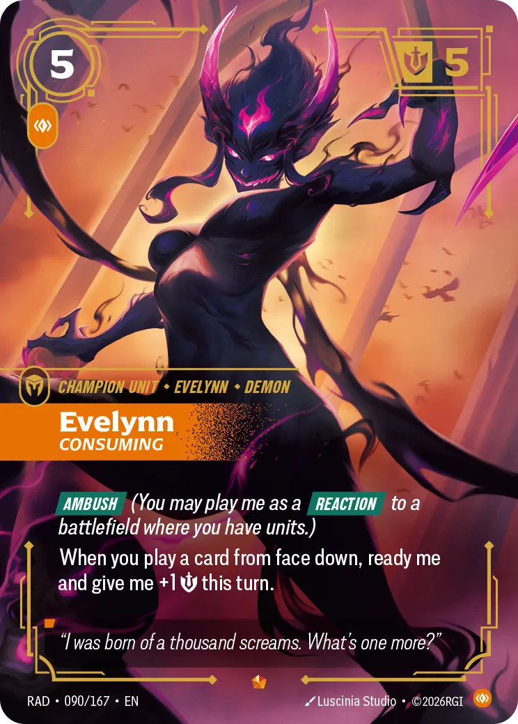 Evelynn, Consuming (Foil) - Riftbound Radiance