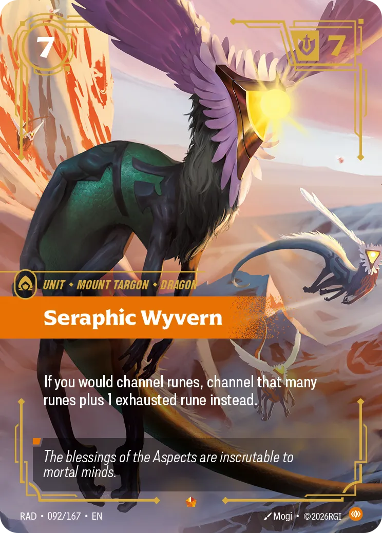 Seraphic Wyvern (Foil) - Riftbound Radiance