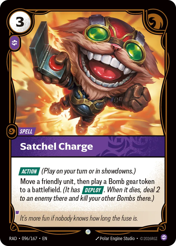 Satchel Charge - Riftbound Radiance