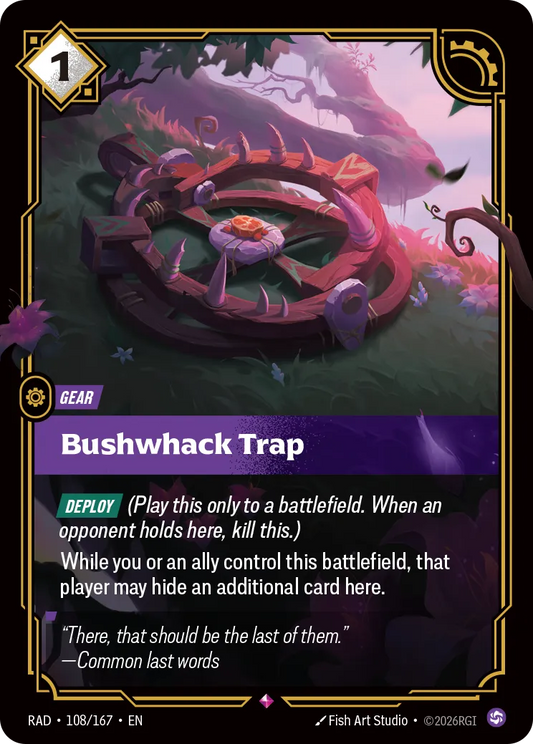 Bushwhack Trap (Foil) - Riftbound Radiance
