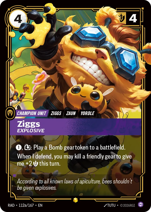 Ziggs, Explosive (Alternate Art) (Foil) - Riftbound Radiance