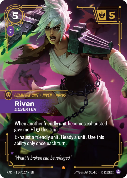 Riven, Deserter (Foil) - Riftbound Radiance