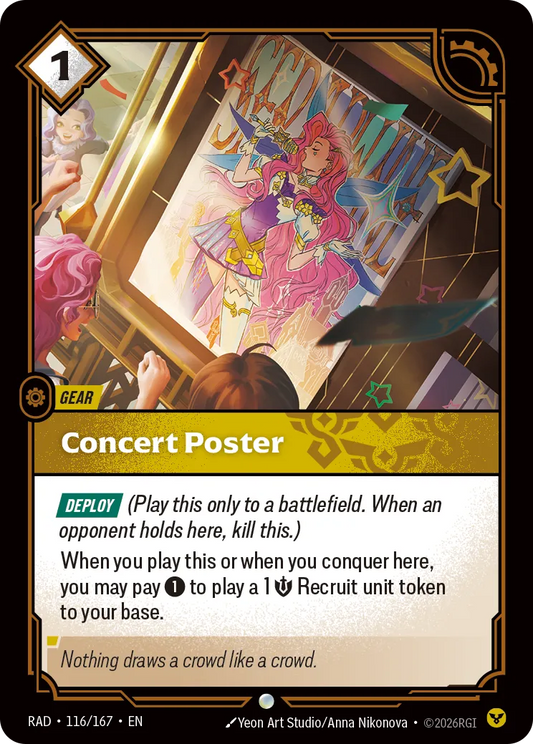 Concert Poster - Riftbound Radiance