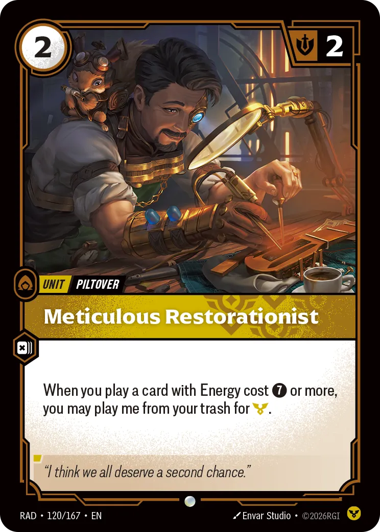 Meticulous Restorationist - Riftbound Radiance