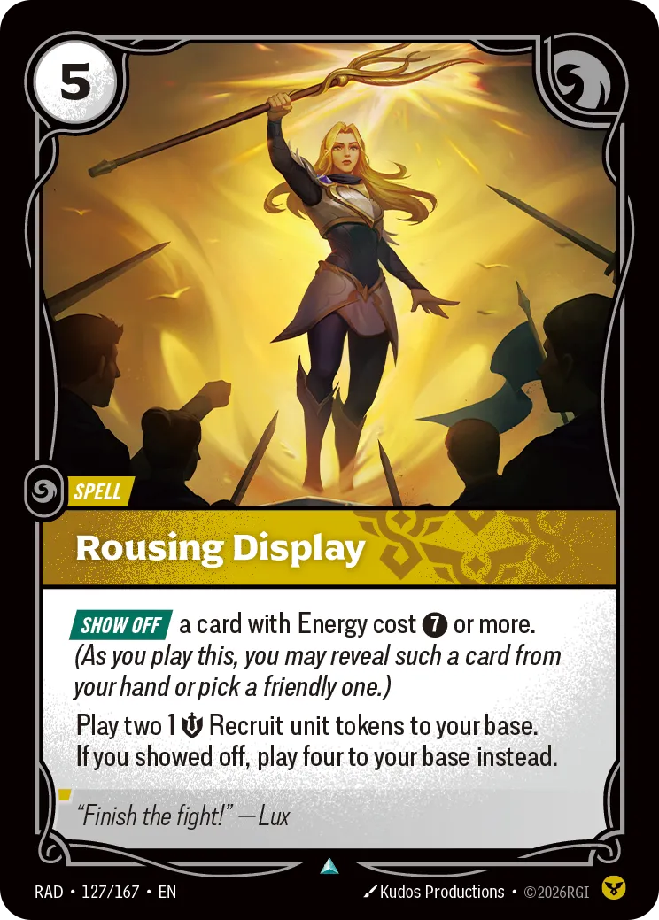 Rousing Display - Riftbound Radiance