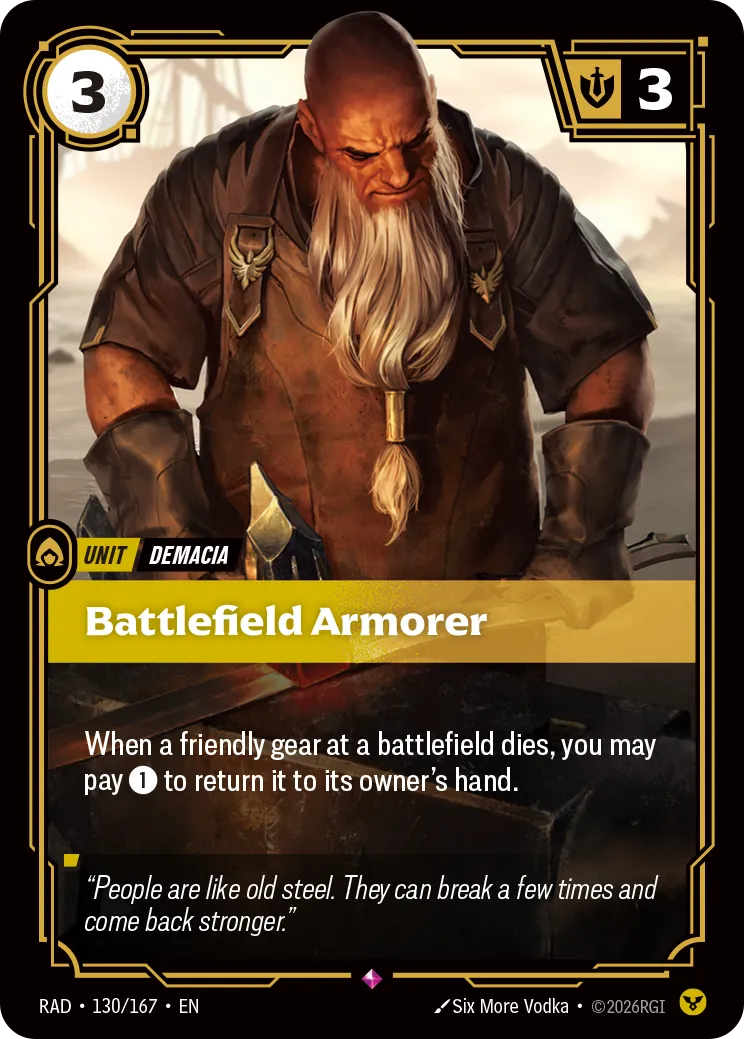 Battlefield Armorer (Foil) - Riftbound Radiance