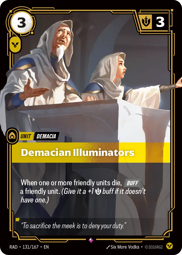 Demacian Illuminators (Foil) - Riftbound Radiance