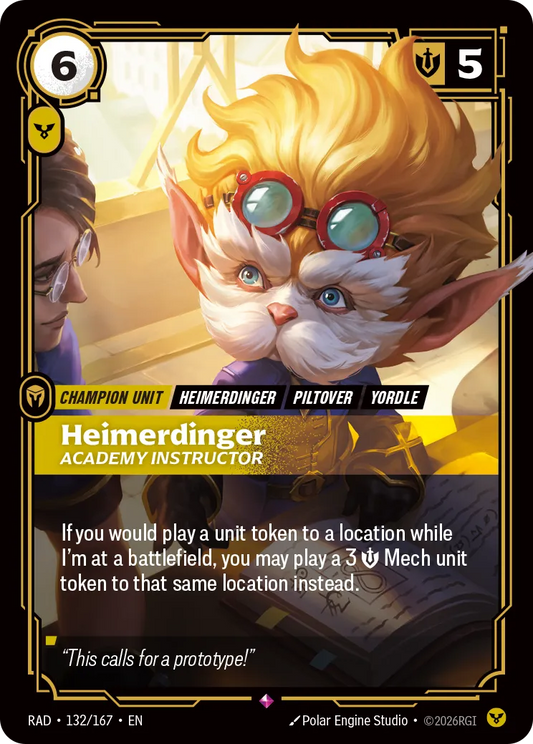 Heimerdinger, Academy Instructor (Foil) - Riftbound Radiance