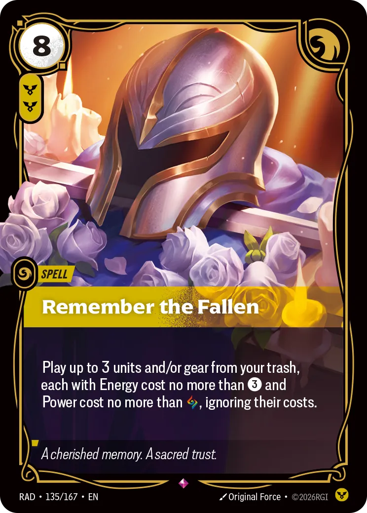 Remember the Fallen (Foil) - Riftbound Radiance