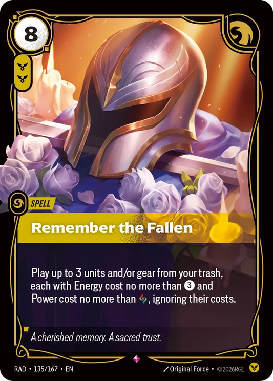Remember the Fallen (Foil) - Riftbound Radiance
