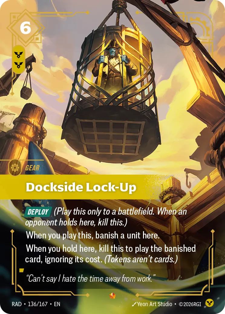 Dockside Lock-Up (Foil) - Riftbound Radiance