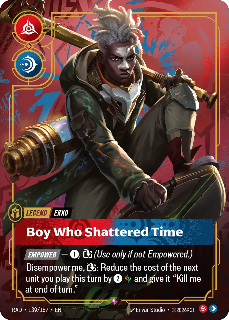 Radiance - Pre-Rift Constructed Mini Deck (Ekko, Boy Who Shattered Time)