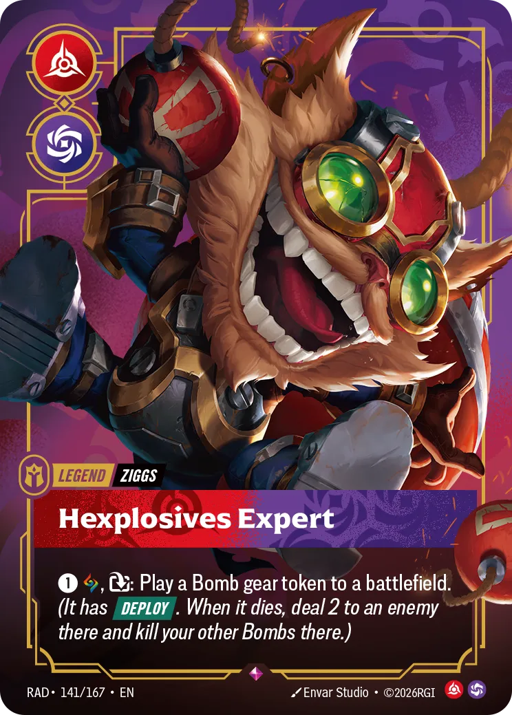 Radiance - Pre-Rift Constructed Mini Deck (Ziggs, Hexplosives Expert)