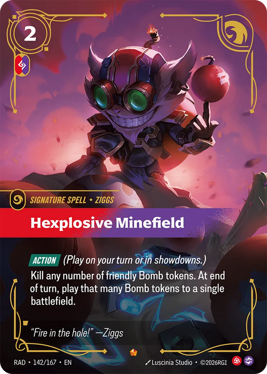 Hexplosive Minefield (Foil) - Riftbound Radiance