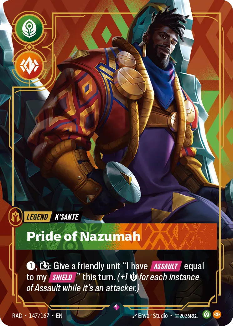 K'Sante, Pride of Nazumah (Foil) - Riftbound Radiance