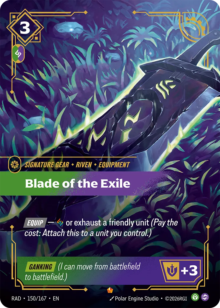 Blade of the Exile (Foil) - Riftbound Radiance