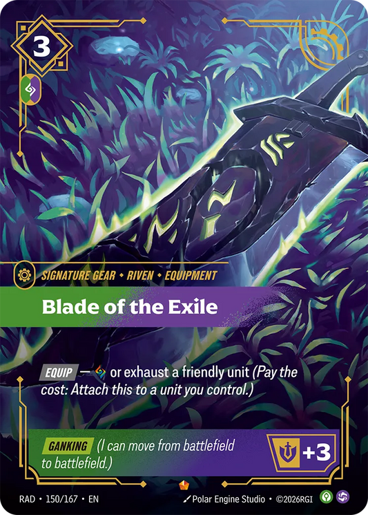 Blade of the Exile (Foil) - Riftbound Radiance
