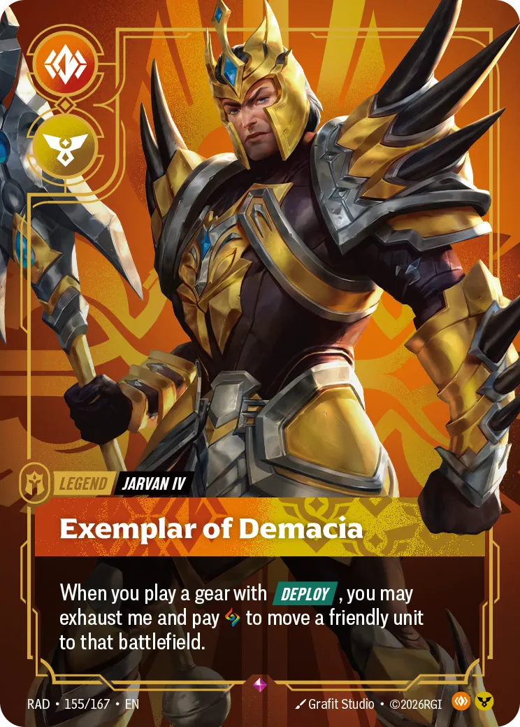 Radiance - Pre-Rift Constructed Mini Deck (Jarvan IV, Exemplar of Demacia)