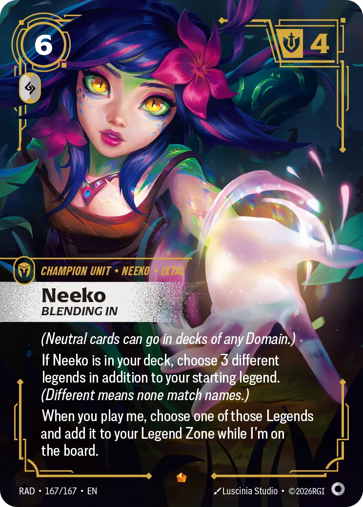 Neeko, Bleeding In (Foil) - Riftbound Radiance