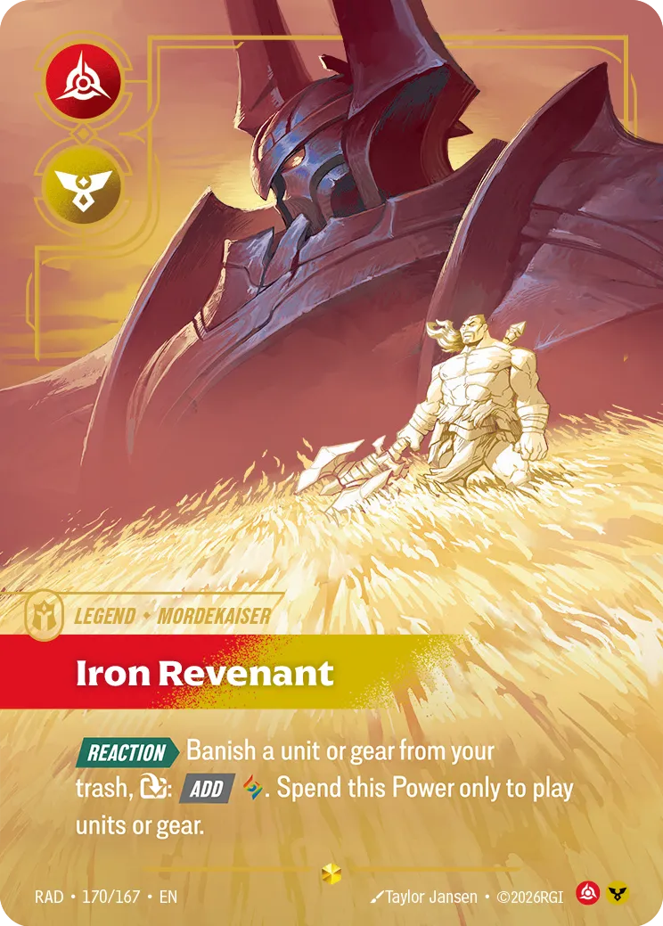 Mordekaiser, Iron Revenant (Overnumbered) (Foil) - Riftbound Radiance