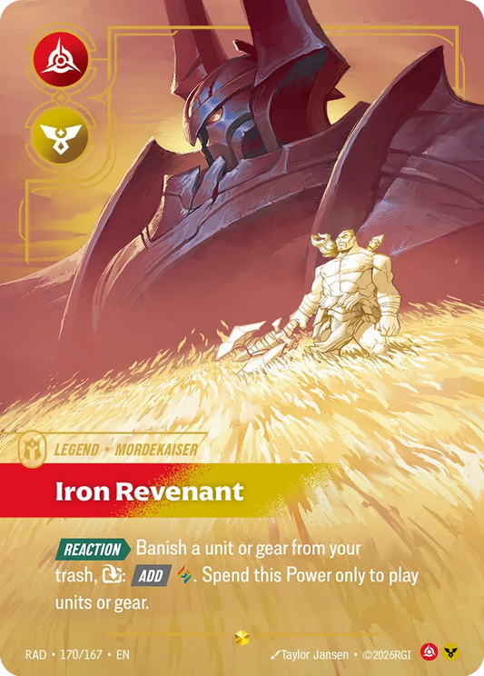 Mordekaiser, Iron Revenant (Signature) (Foil) - Riftbound Radiance
